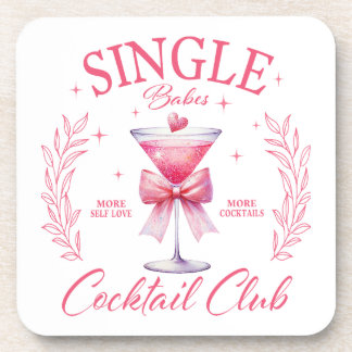 Ensemble de Dessous de verre Baby Cocktail Club