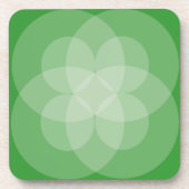 Ensemble de dessous de verre - Cercles d'intersect (Devant)