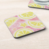 Ensemble de dessous de verre "citrons" de limonade (Côté gauche)