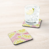 Ensemble de dessous de verre "citrons" de limonade (Côté Droit)