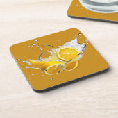 Ensemble de dessous de verre Citrus frais - Dessin (Côté gauche)