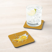 Ensemble de dessous de verre Citrus frais - Dessin (Côté Droit)
