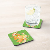 Ensemble de dessous de verre Citrus frais - Dessin (Côté Droit)