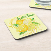 Ensemble de dessous de verre Citrus frais - Dessin (Côté gauche)