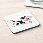 Ensemble de Dessous de verre Collie de bordure de  (Côté gauche)