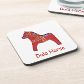 Ensemble de Dessous de verre Dala Horse Personnali (Côté gauche)
