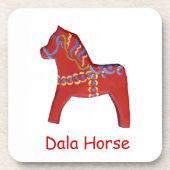 Ensemble de Dessous de verre Dala Horse Personnali (Devant)