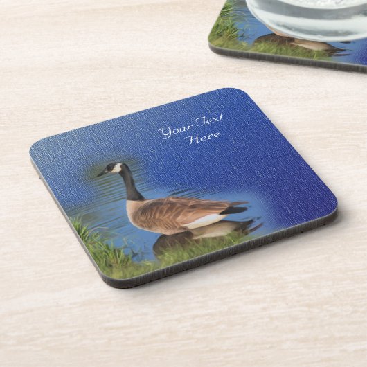 Ensemble de Dessous de verre d'art de Goose Nature (Côté gauche)