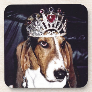 Ensemble de dessous de verre de Basset Hound de 6