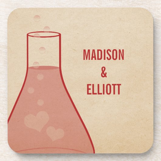 Ensemble de Dessous de verre de bécher Whimsical,  (Devant)