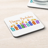 Ensemble de Dessous de verre de bougies d'annivers (Côté gauche)