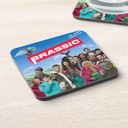 Ensemble de Dessous de verre de Brassic Pack de 6 (Côté gauche)