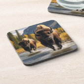 Ensemble de Dessous de verre de Buffalo de Yellows (Côté gauche)