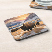 Ensemble de Dessous de verre de Buffalo de Yellows (Côté gauche)