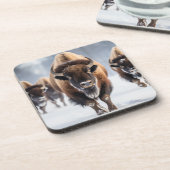 Ensemble de Dessous de verre de Buffalo de Yellows (Côté gauche)