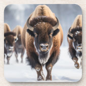 Ensemble de Dessous de verre de Buffalo de Yellows (Devant)