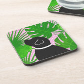 Ensemble de Dessous de verre de chiens noirs de l' (Côté gauche)