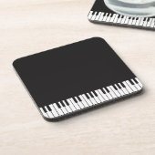 Ensemble de dessous de verre de clés de piano (Côté gauche)