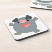 Ensemble de Dessous de verre de cochon rebondissan (Côté gauche)