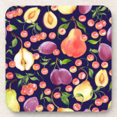 Ensemble de Dessous de verre de fruits de raisin p (Devant)