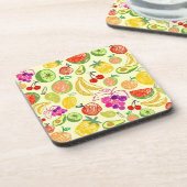 Ensemble de dessous de verre de fruits mixtes (Côté gauche)