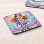 Ensemble de Dessous de verre de gingembre Fille Cl (Côté gauche)