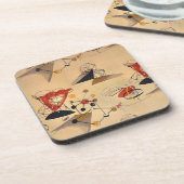 Ensemble de dessous de verre de l'AMIBE 4 du SABLE (Côté gauche)