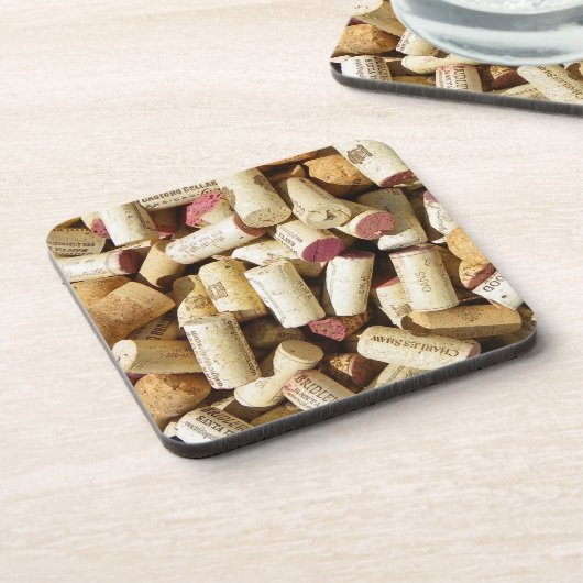 Ensemble de Dessous de verre de liège à vin cool ! (Côté gauche)