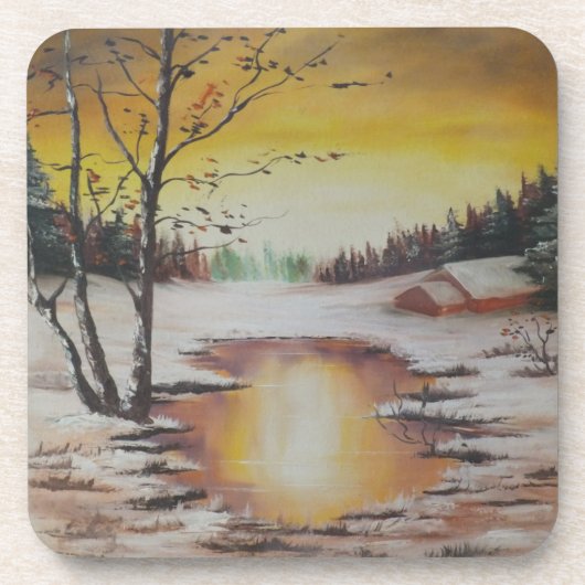 Ensemble de Dessous de verre de liège Ann Hayes Sc (Devant)