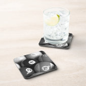 Ensemble de dessous de verre de liège de billards (Côté Droit)