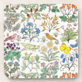 Ensemble de dessous de verre de liège du jardin de (Devant)