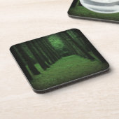 Ensemble de Dessous de verre de liège forestier en (Côté gauche)