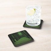 Ensemble de Dessous de verre de liège forestier en (Côté Droit)
