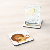 Ensemble de Dessous de verre de Lion papa et de Cu (Côté Droit)