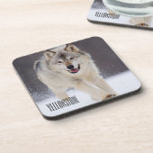 Ensemble de Dessous de verre de loups de Yellowsto (Côté gauche)