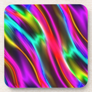 Ensemble de Dessous de verre de néon brillant