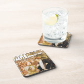 Ensemble de dessous de verre de Nouveau d'art de (Côté Droit)