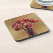 Ensemble de Dessous de verre de roses rouges décou (Côté gauche)