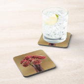 Ensemble de Dessous de verre de roses rouges décou (Côté Droit)