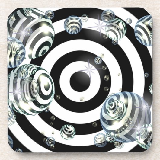 ensemble de dessous de verre de sphères optiques (Devant)