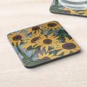 Ensemble de dessous de verre de tournesol (Côté gauche)