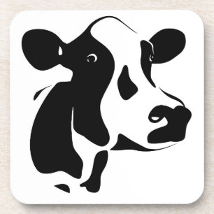 Ensemble de dessous de verre de vache