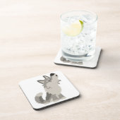 Ensemble de Dessous de verre de Wolf caricaturaux  (Côté Droit)