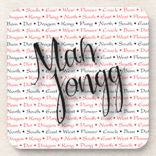 Ensemble de dessous de verre d'heure-milliampère