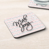 Ensemble de dessous de verre d'heure-milliampère (Côté gauche)