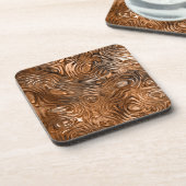 Ensemble de dessous de verre d'impression "cuivre" (Côté gauche)