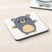 Ensemble de Dessous de verre d'ours de caricature  (Côté gauche)