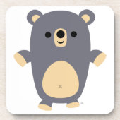 Ensemble de Dessous de verre d'ours de caricature  (Devant)