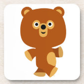 Ensemble de Dessous de verre d'ours de caricature  (Devant)