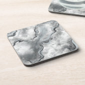 Ensemble de dessous de verre en marbre Cadeau (Côté gauche)